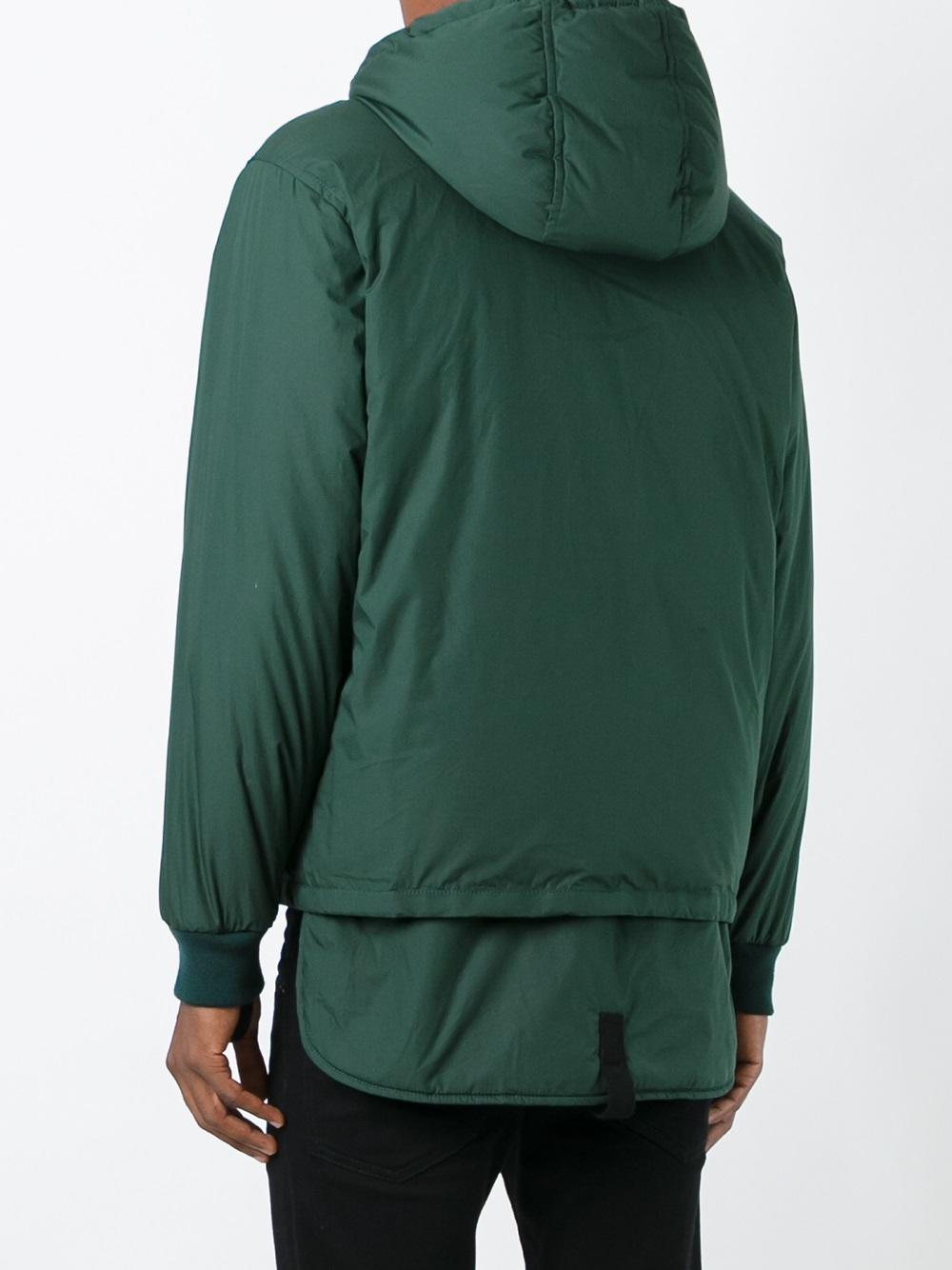 hooded down jacket