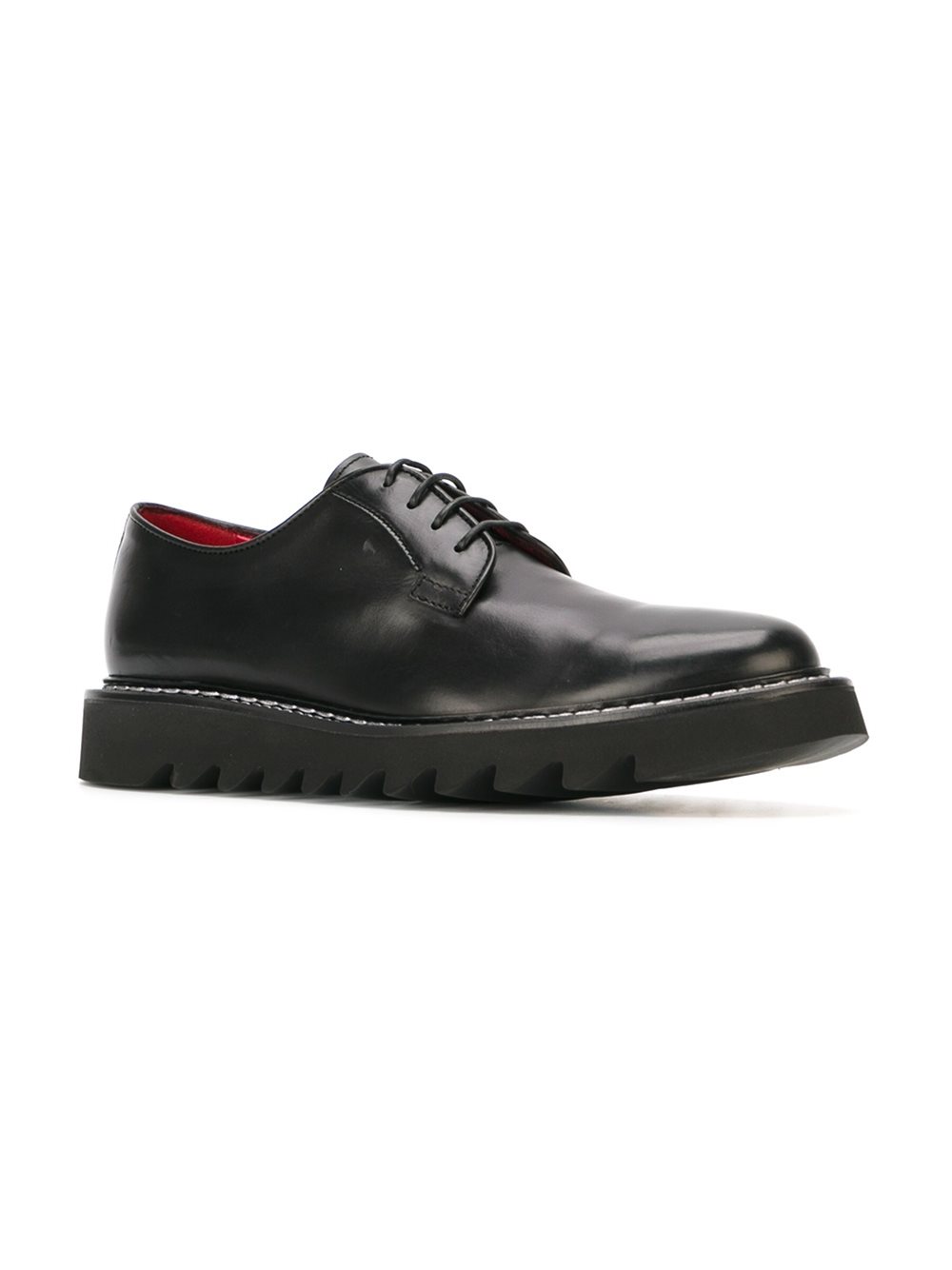 ridged sole Derby shoes