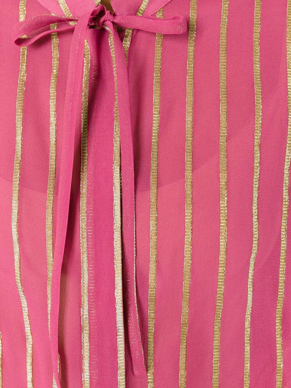 gold-tone stripes shirt