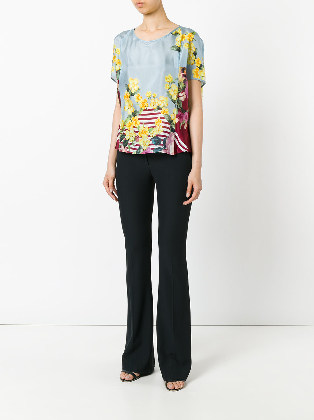 floral print blouse