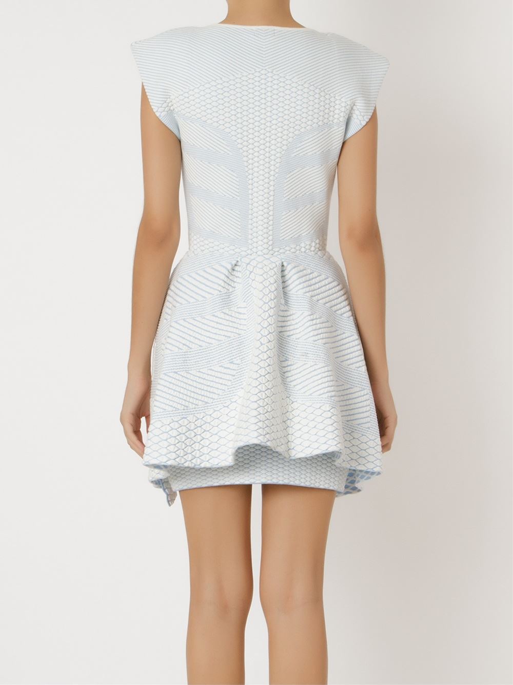 v-neck knit dress