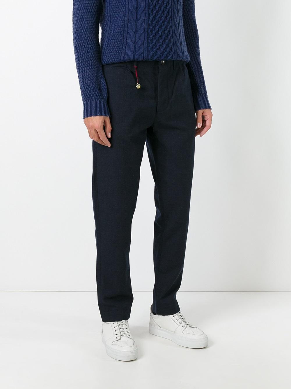straight leg trousers
