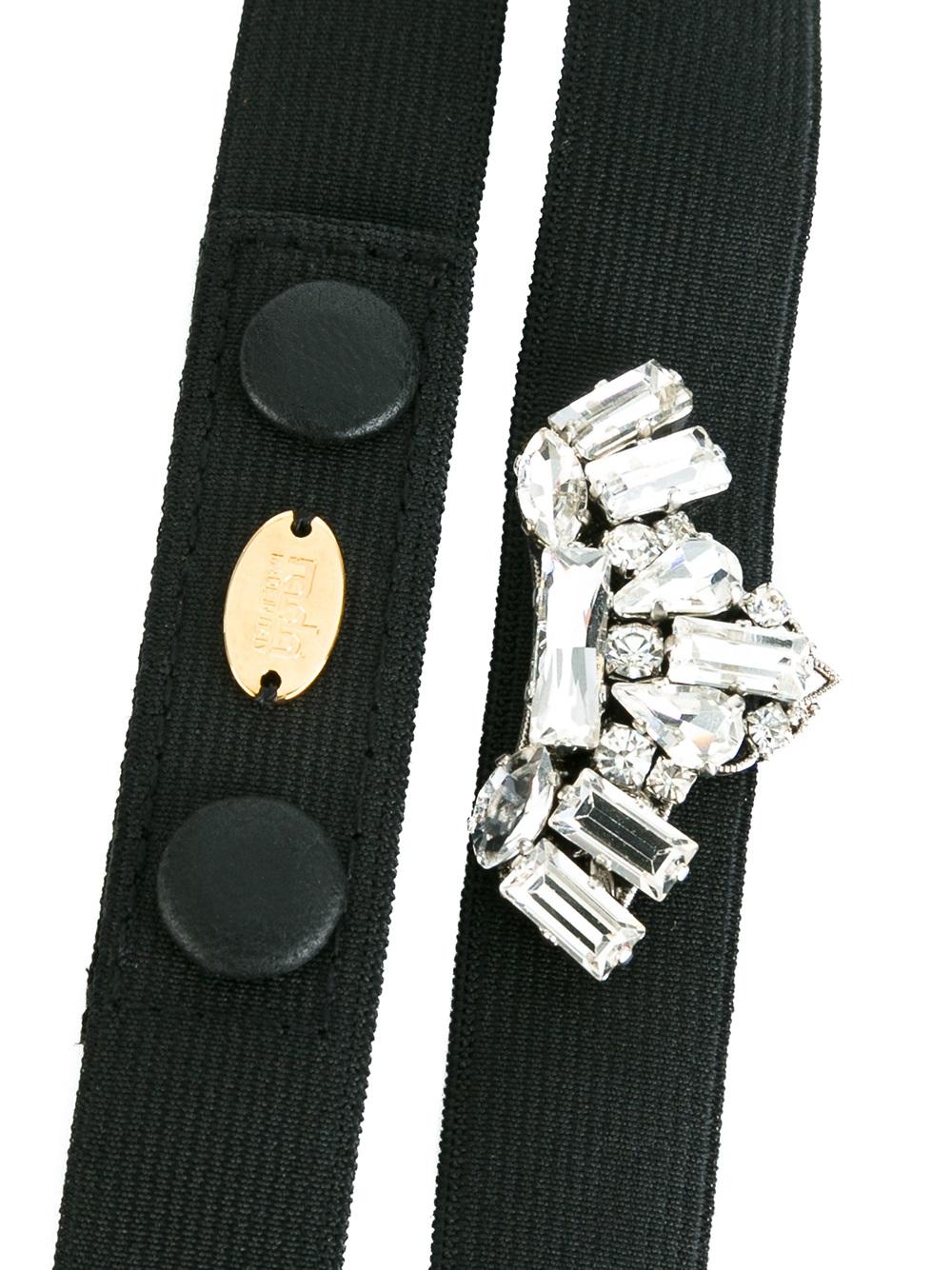 stone embellished belt