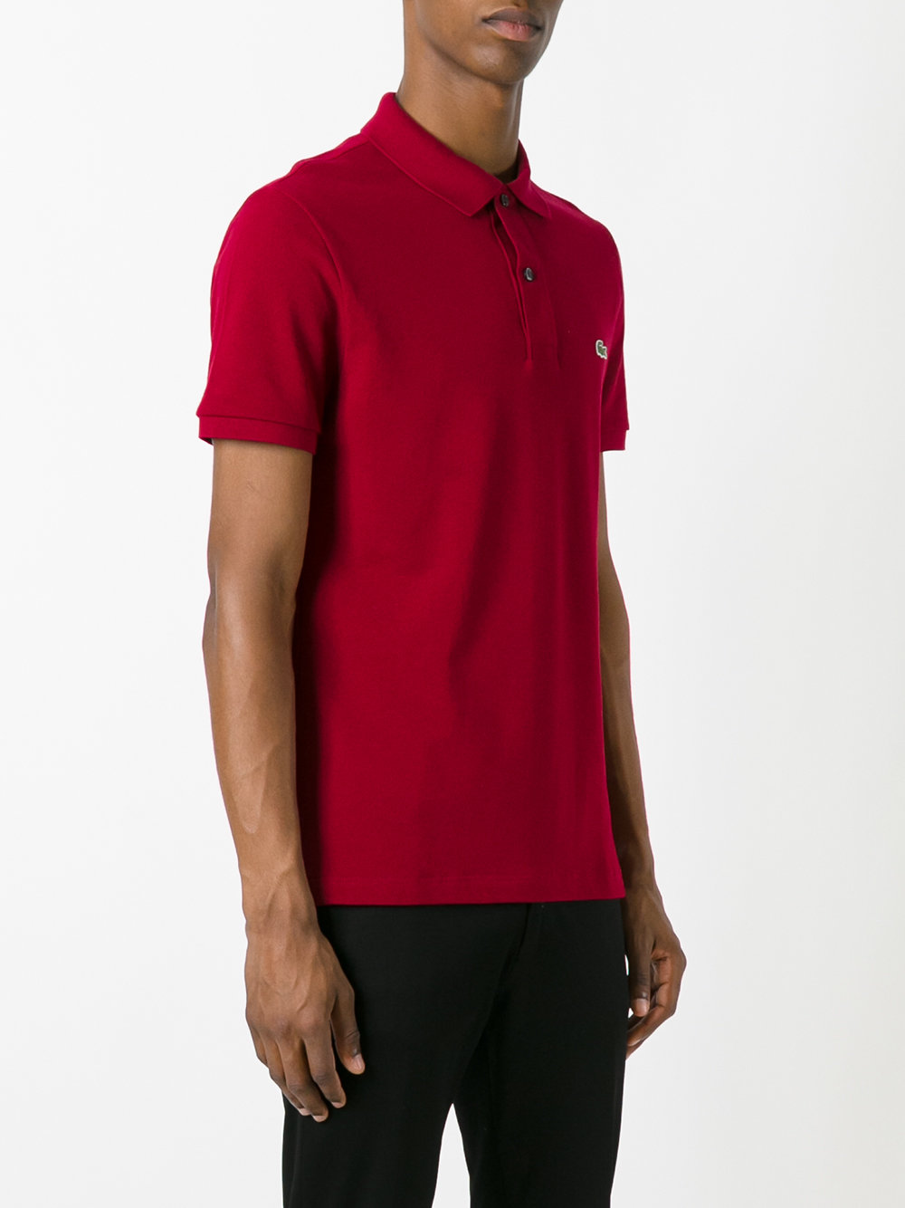 logo patch polo shirt