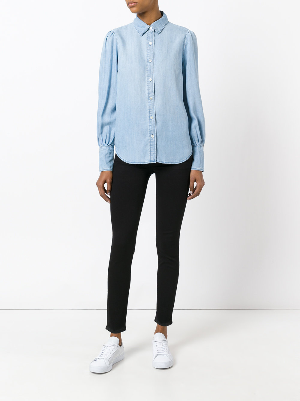 high-rise skinny jeans