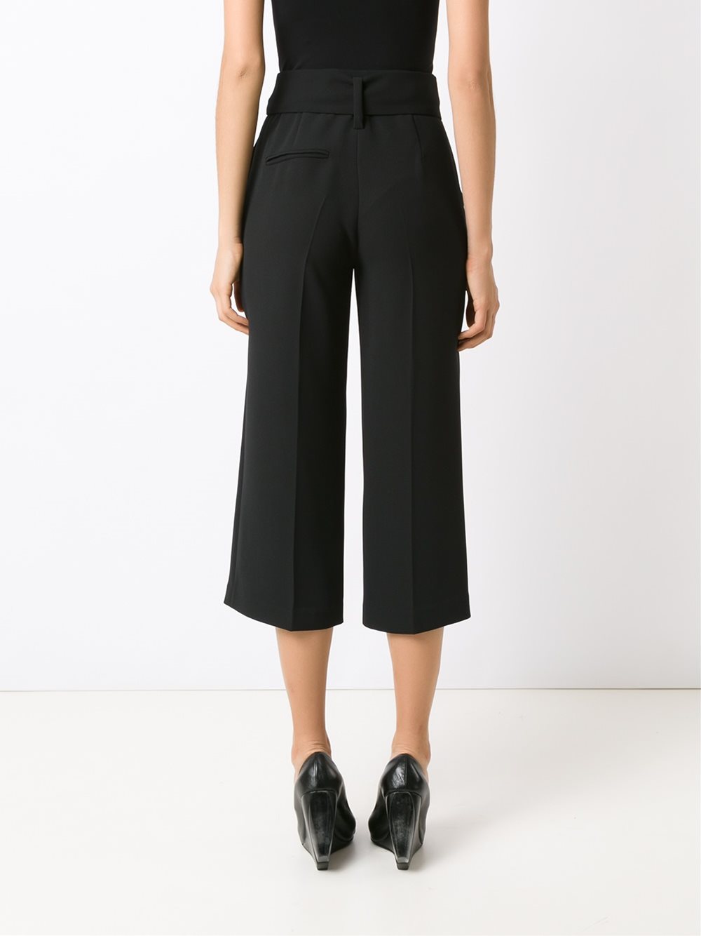 cropped trousers