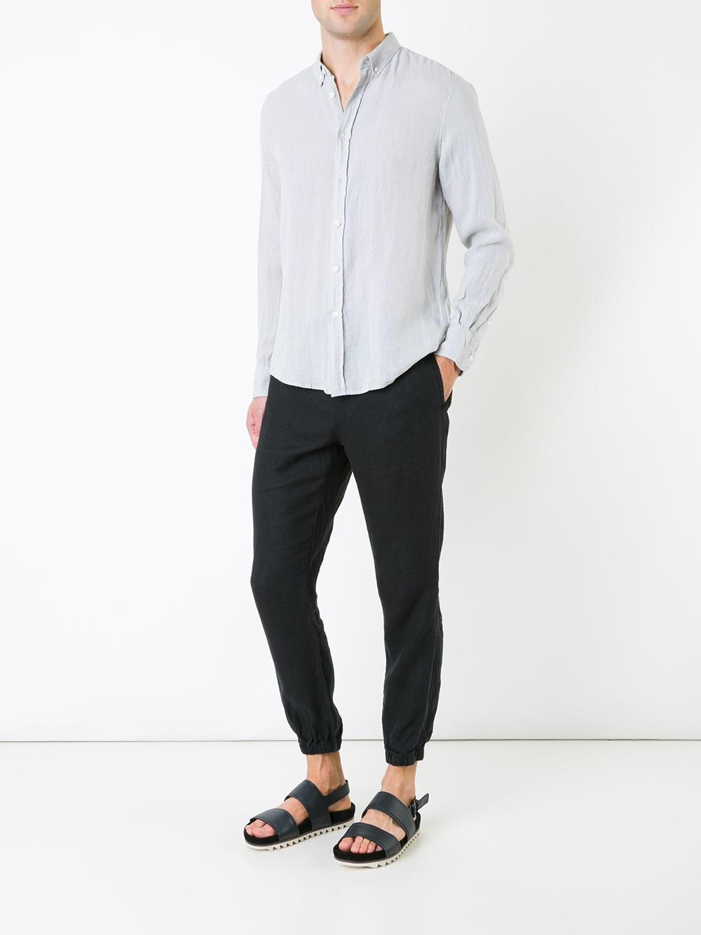 buttoned collar shirt