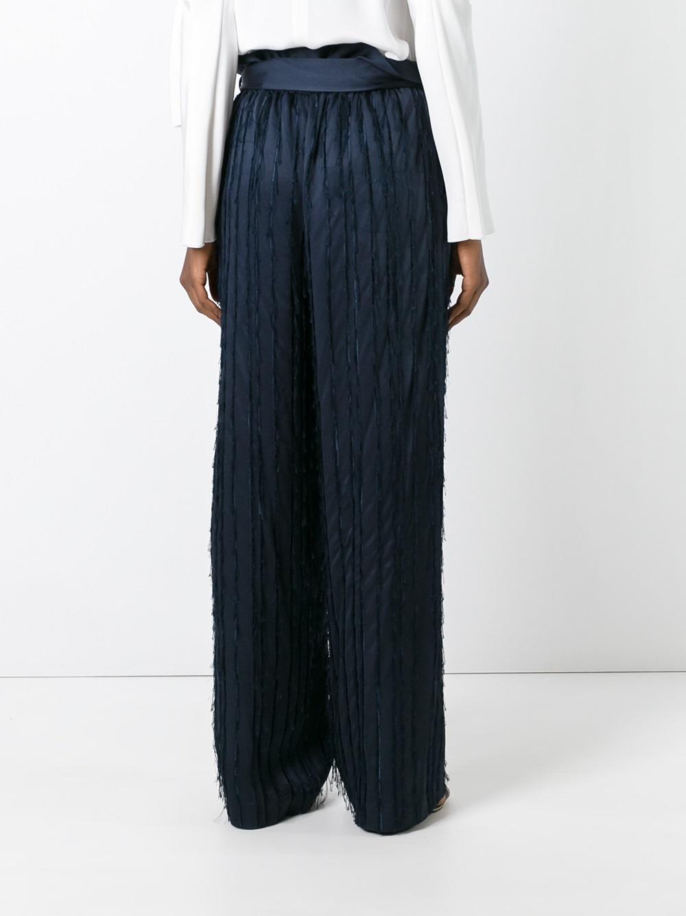 fringed palazzo pants