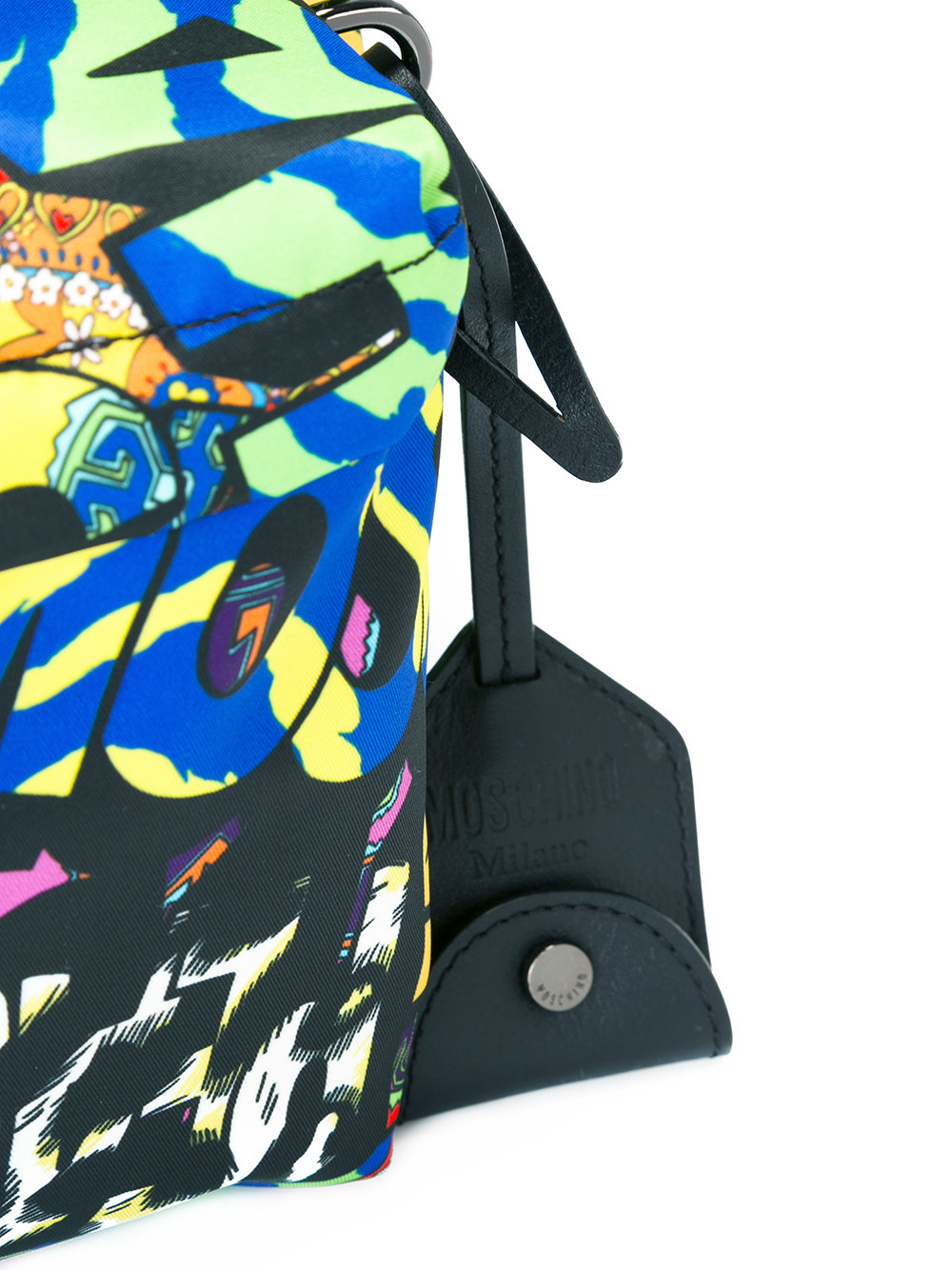 graffiti print backpack