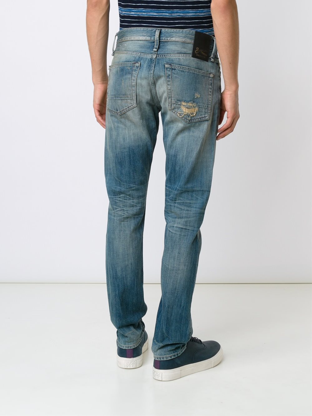 denham 仿旧修身牛仔裤海淘返利 | 米饭粒返利网