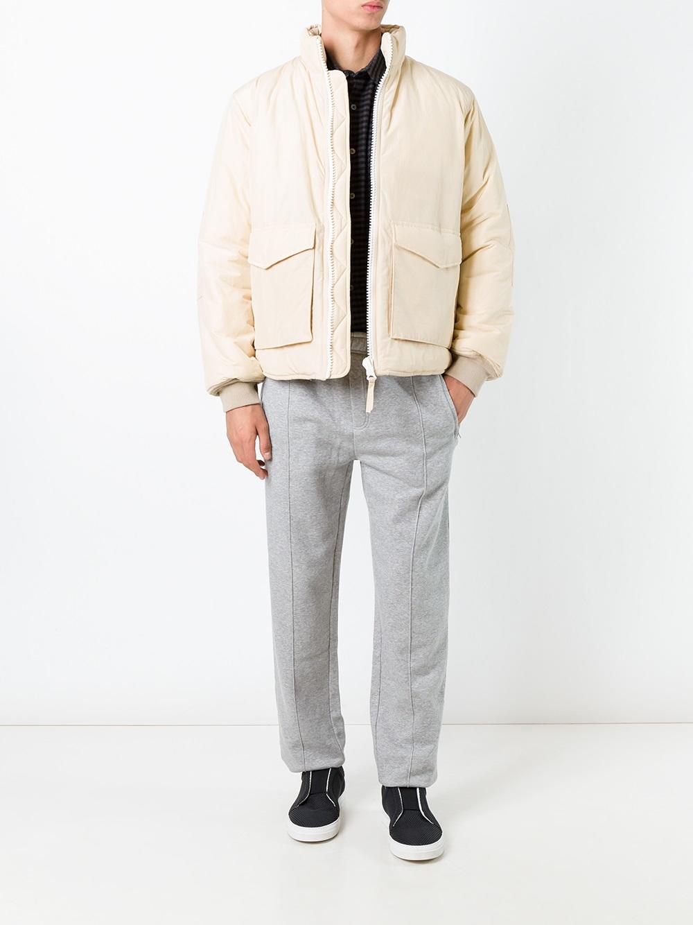 puffed funnel jacket