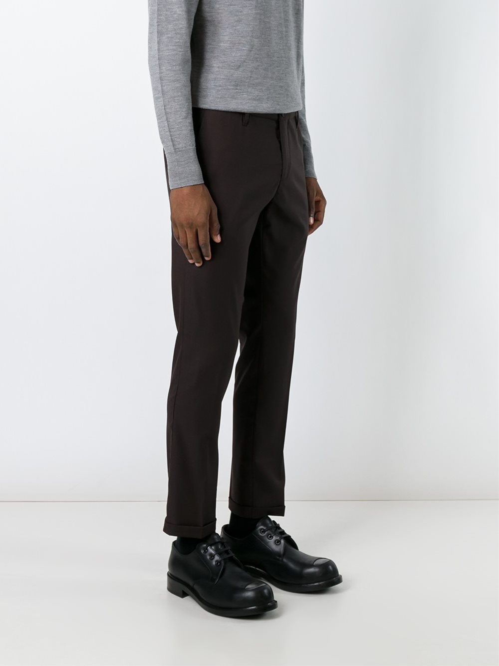 slim tailored trousers