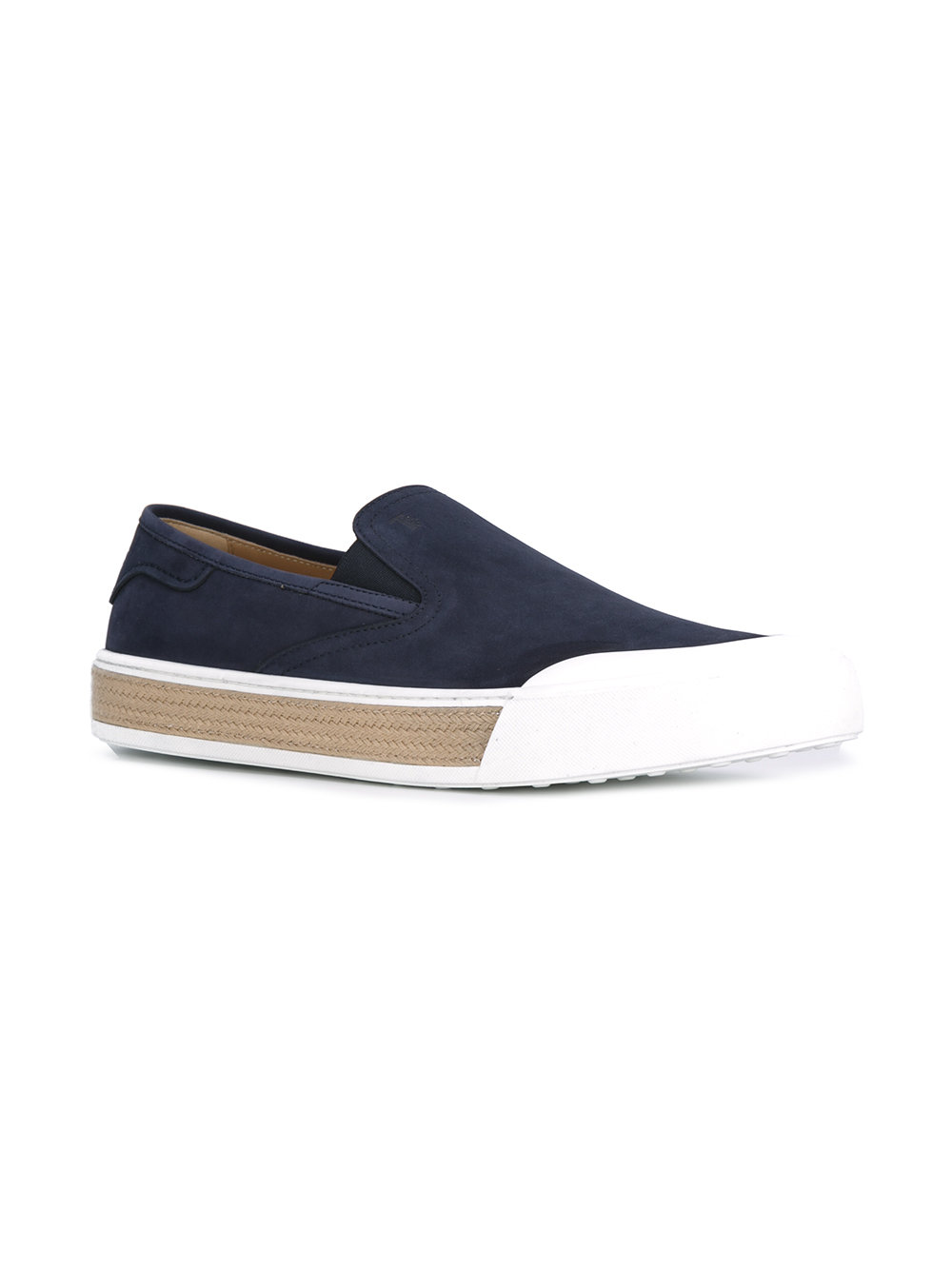 contrast slip-on sneakers