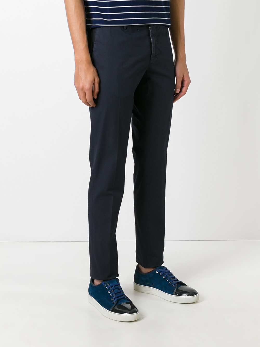 cropped tapered trousers