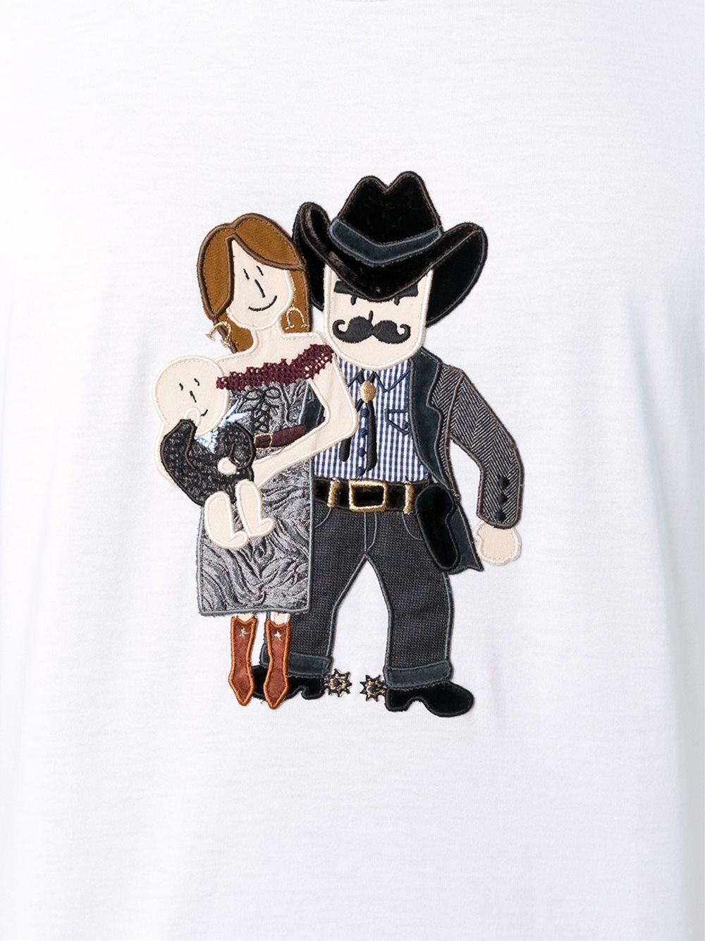 Family patch T-shirt 