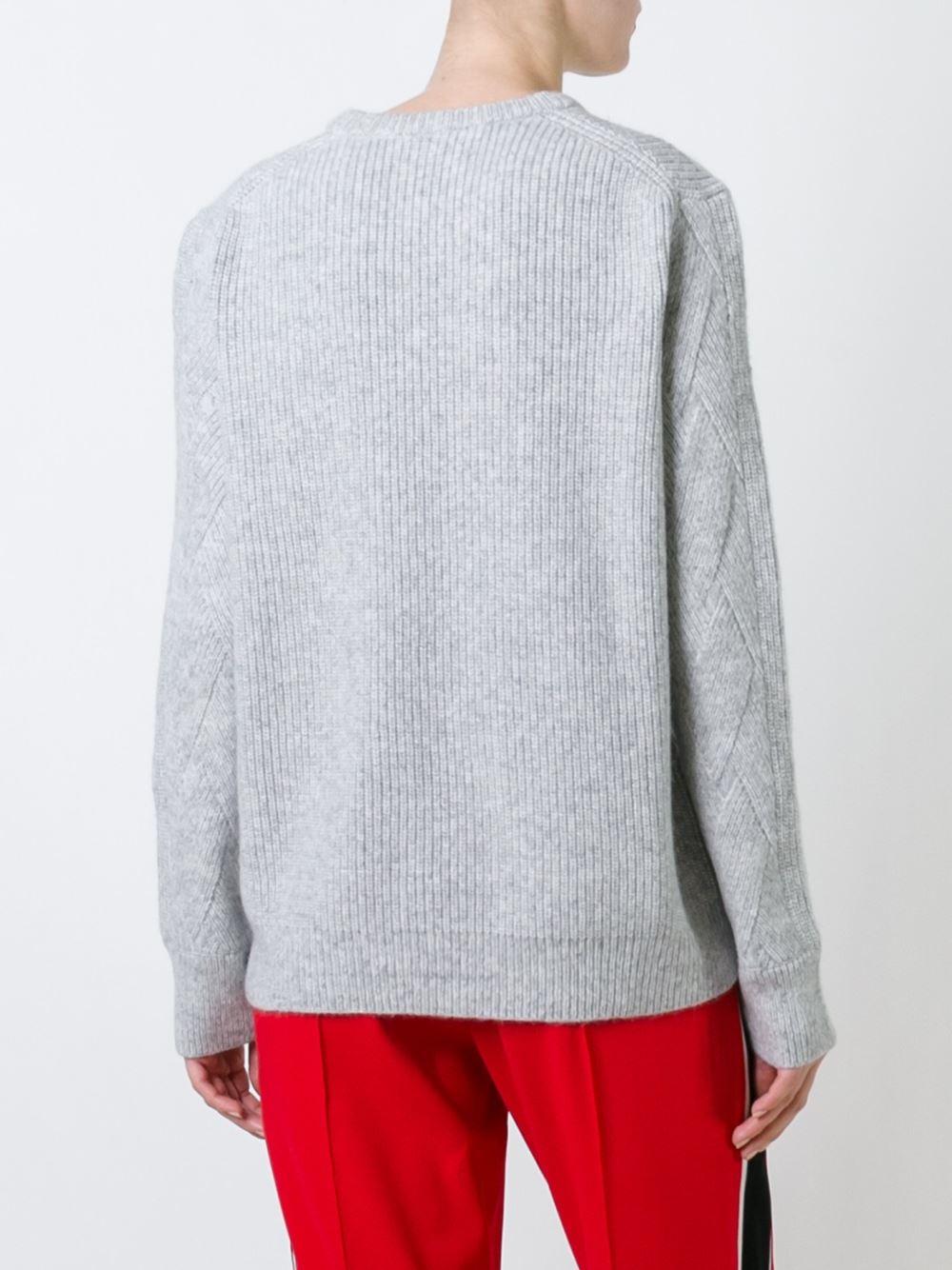 woven effect jumper 