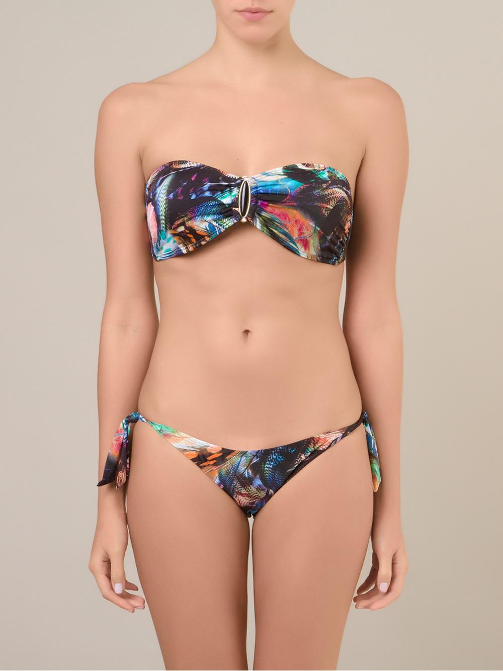 printed bikini bottoms