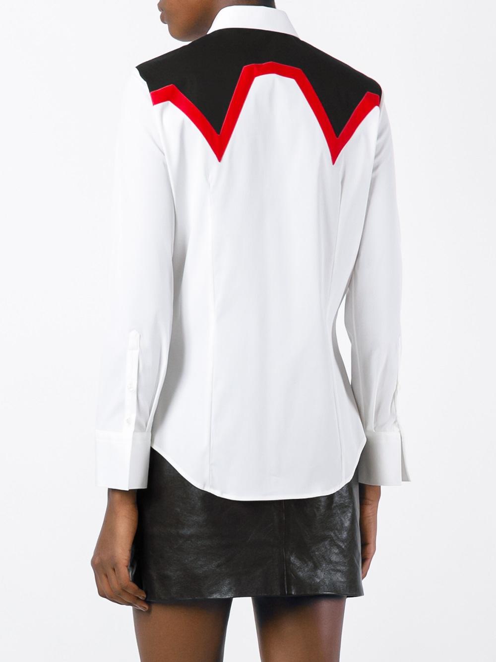 paneled shirt