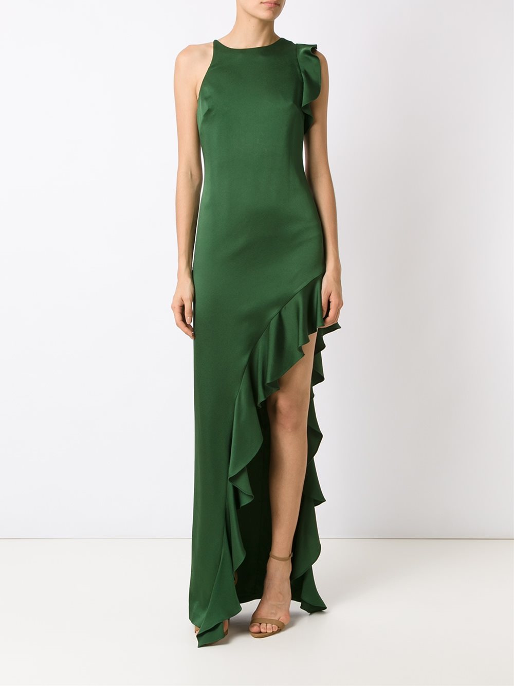 ruffled dress