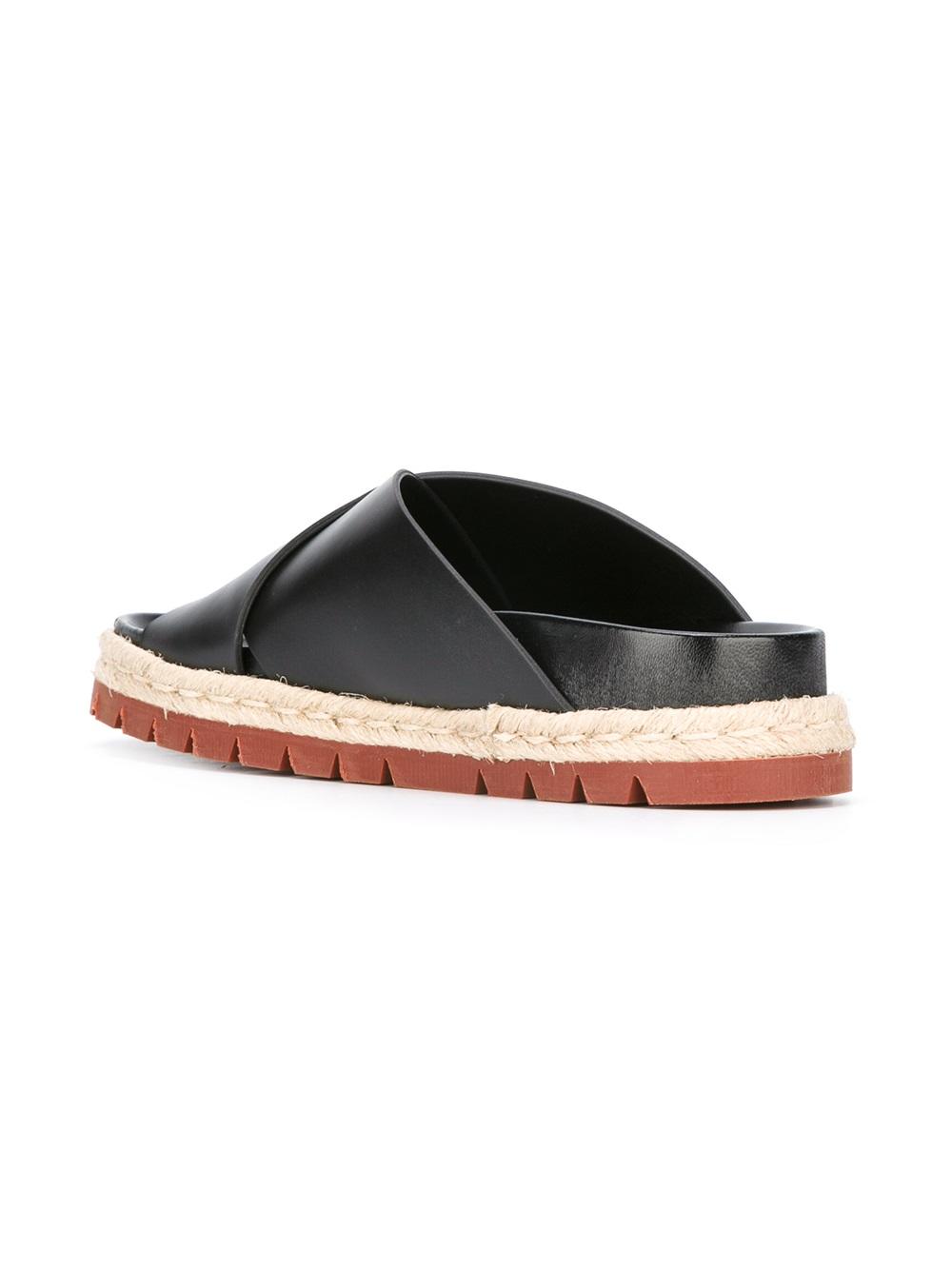 crossover sandals