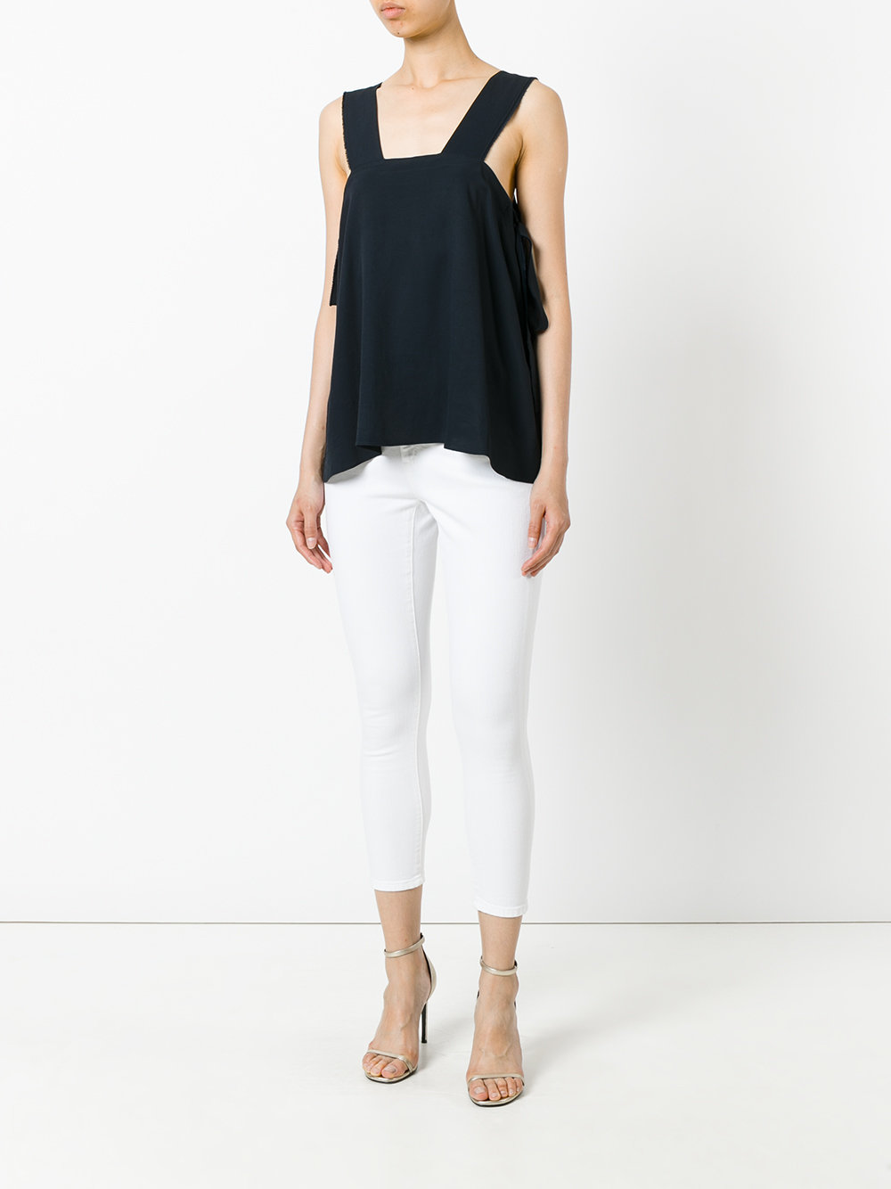 cropped jeans
