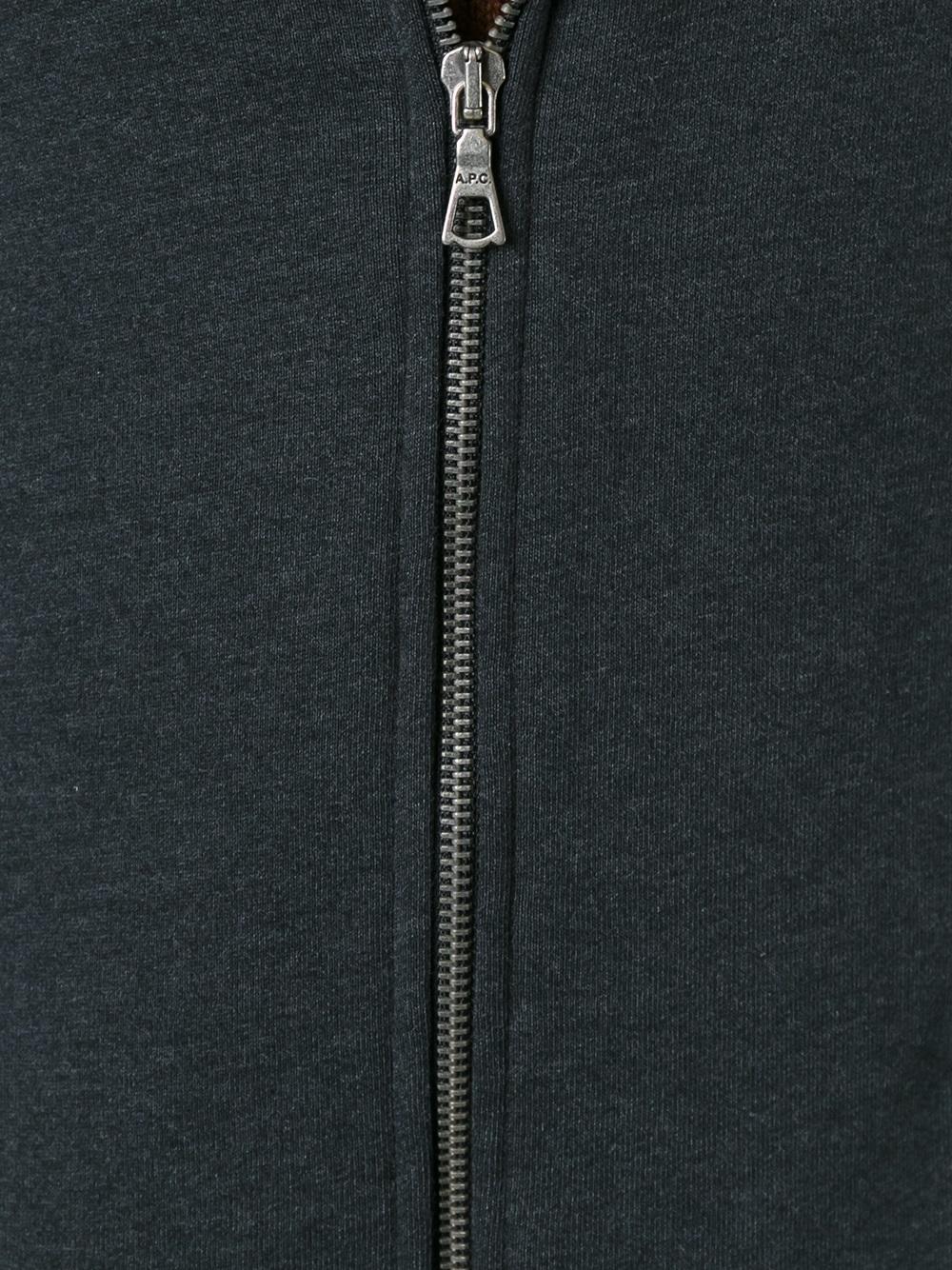 zipped hoodie