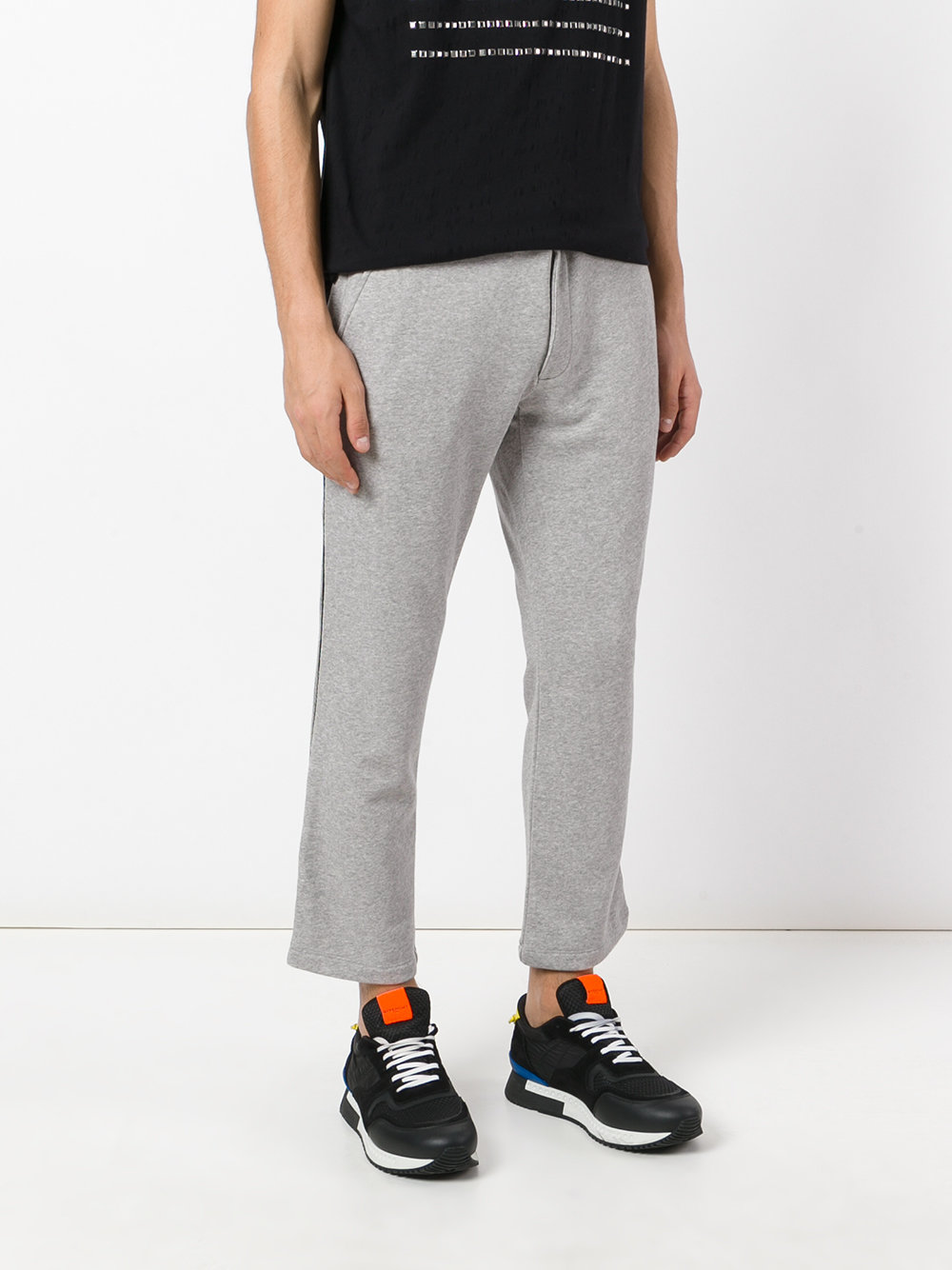 side stripe track pants