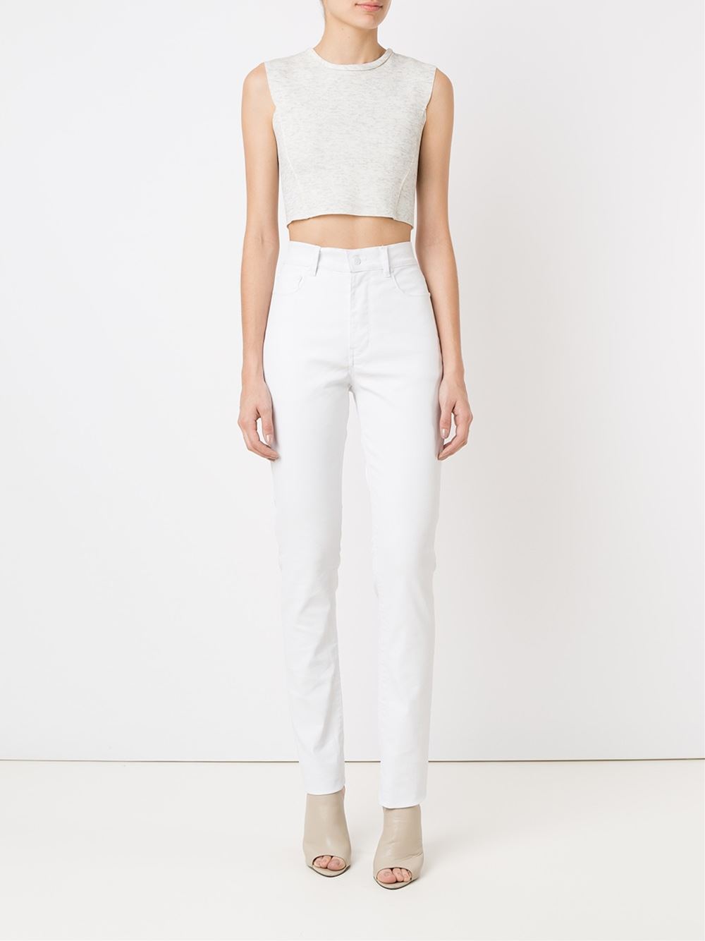 high waisted skinny jeans