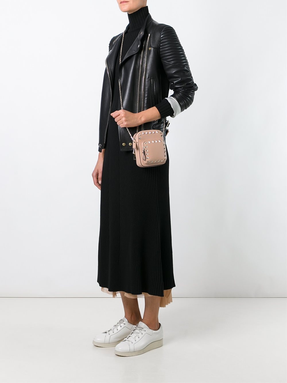 'Rockstud' standing shoulder bag