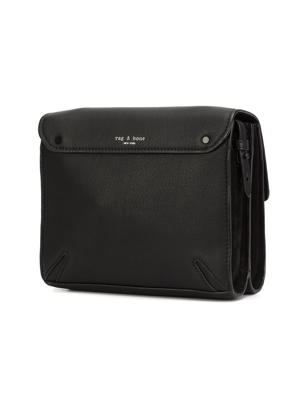 flap closure cross body bag