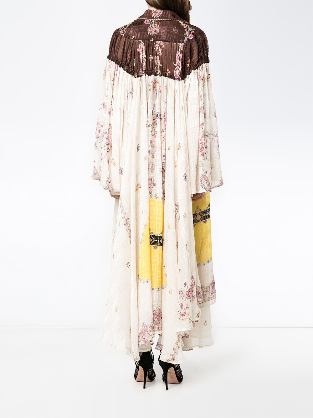 paisley printed tunic dress