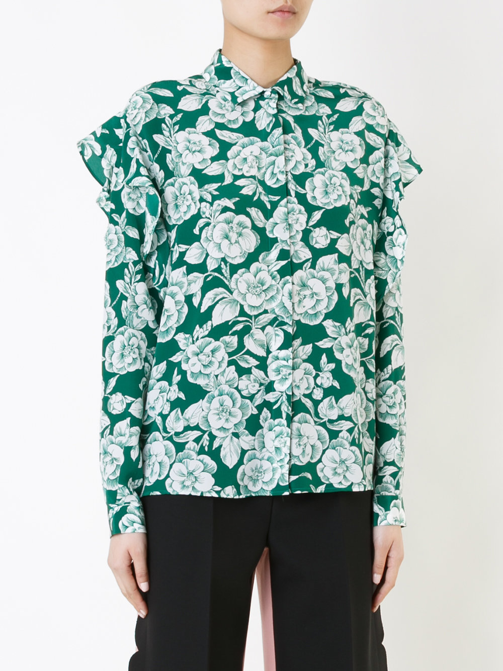 floral print shirt