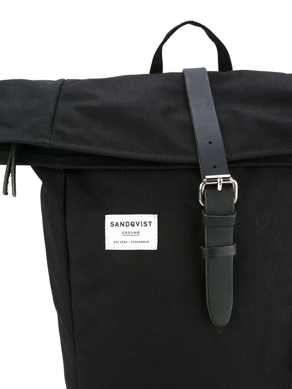 leather trim backpack 