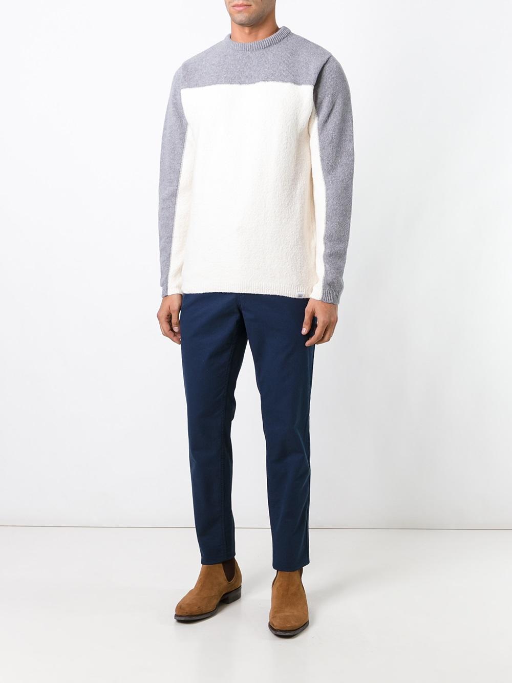 colour block jumper