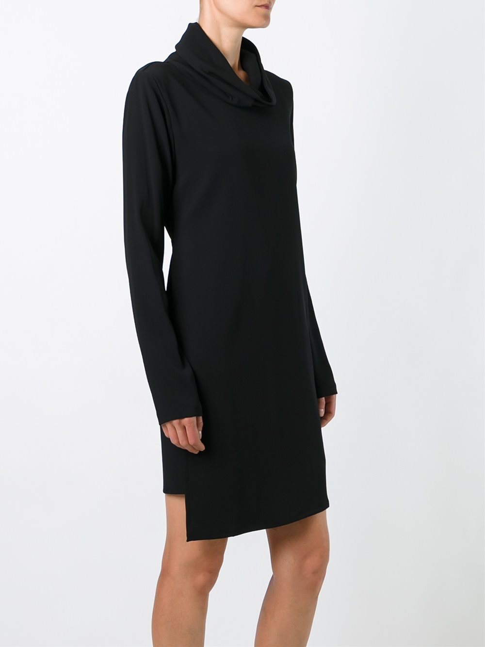 cowl neck dress