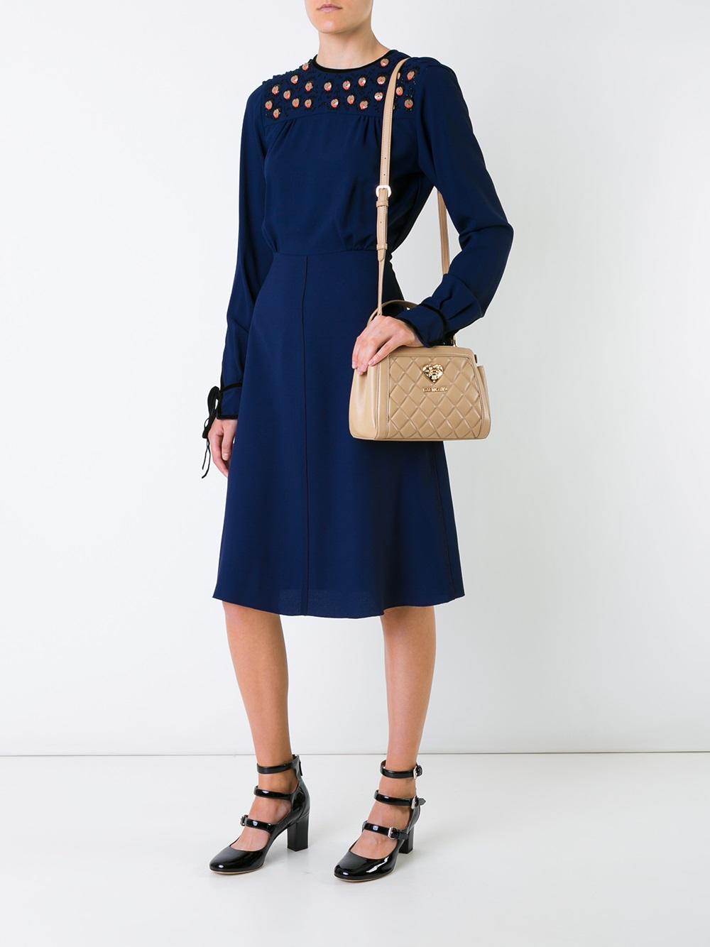 small quilted tote