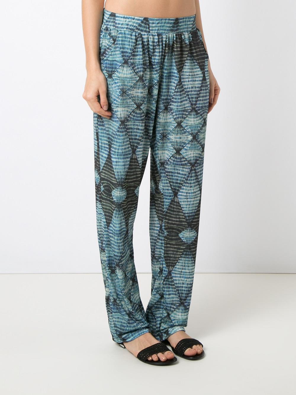 printed trousers