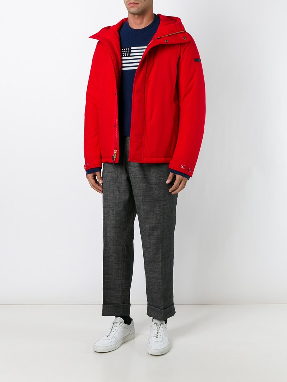 front pleat trousers