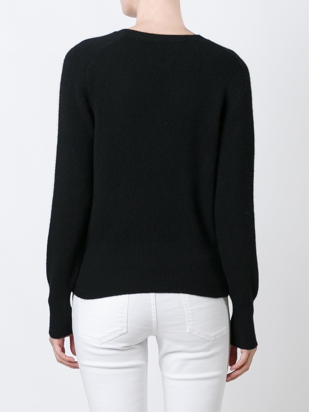 ribbed cuffs pullover