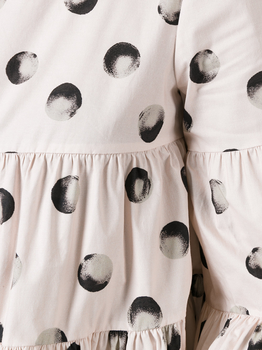 printed billowy blouse 