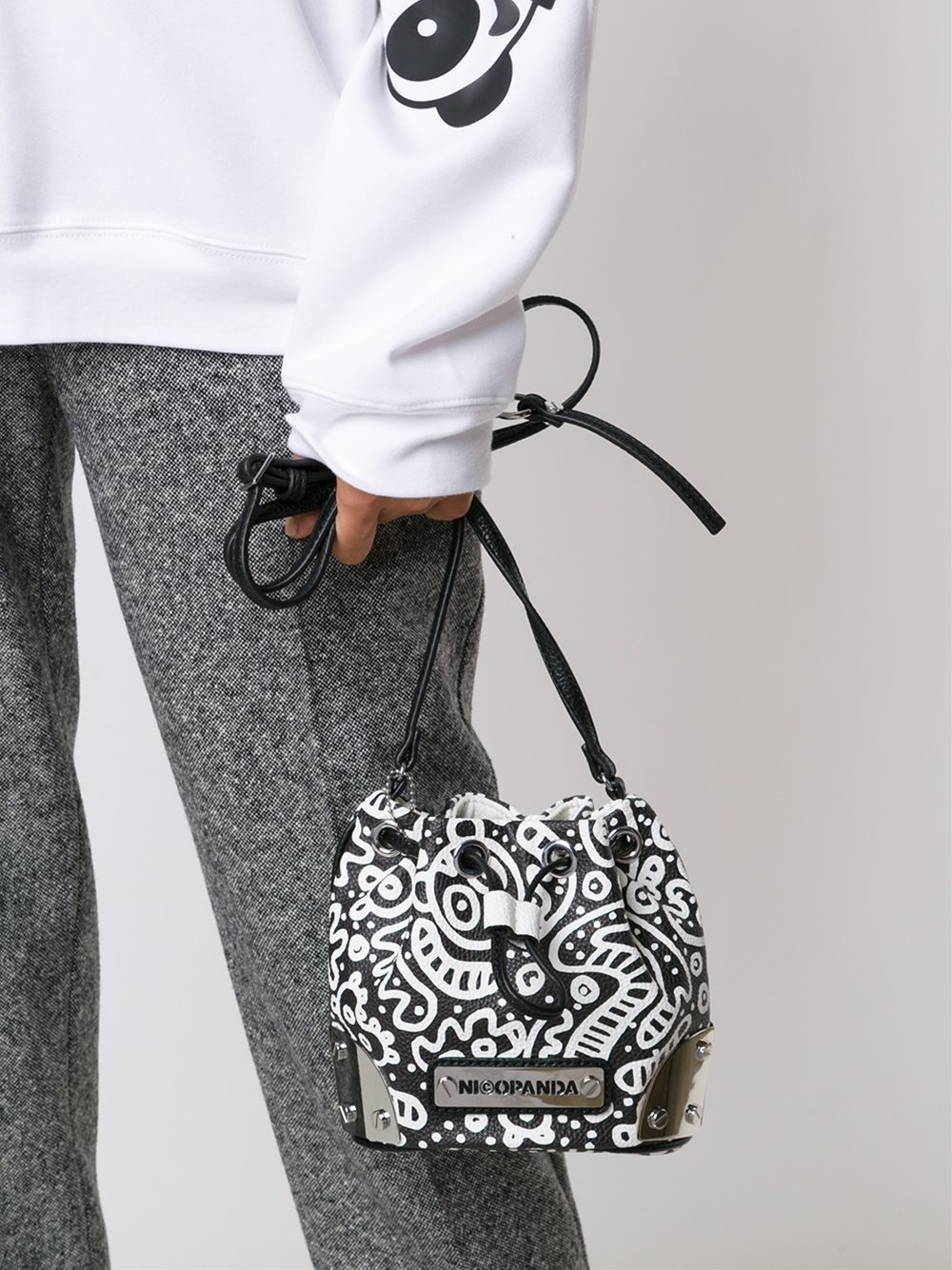 'Mini Me' bucket crossbody bag