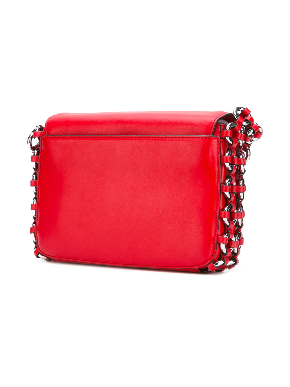 eyelet strap shoulder bag 
