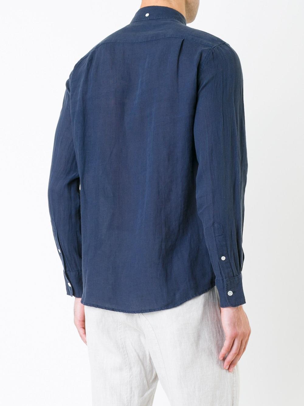 buttoned collar shirt