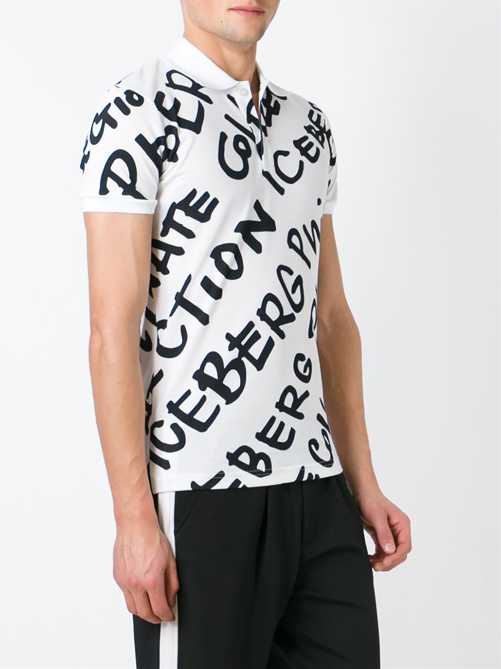 iceberg 印花polo恤海淘返利 | 米饭粒返利网