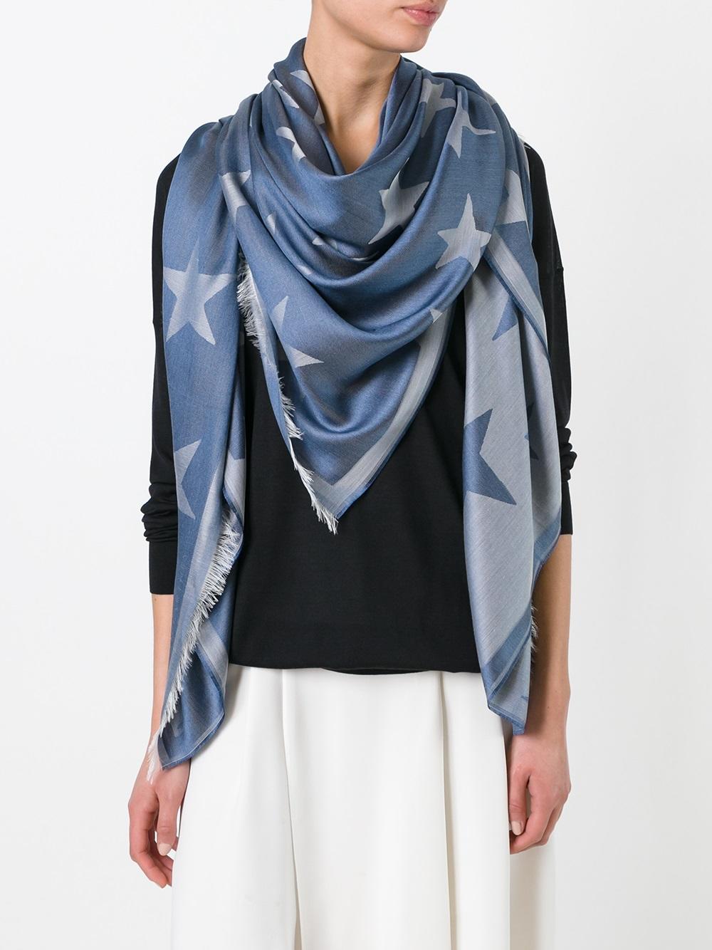 star print scarf