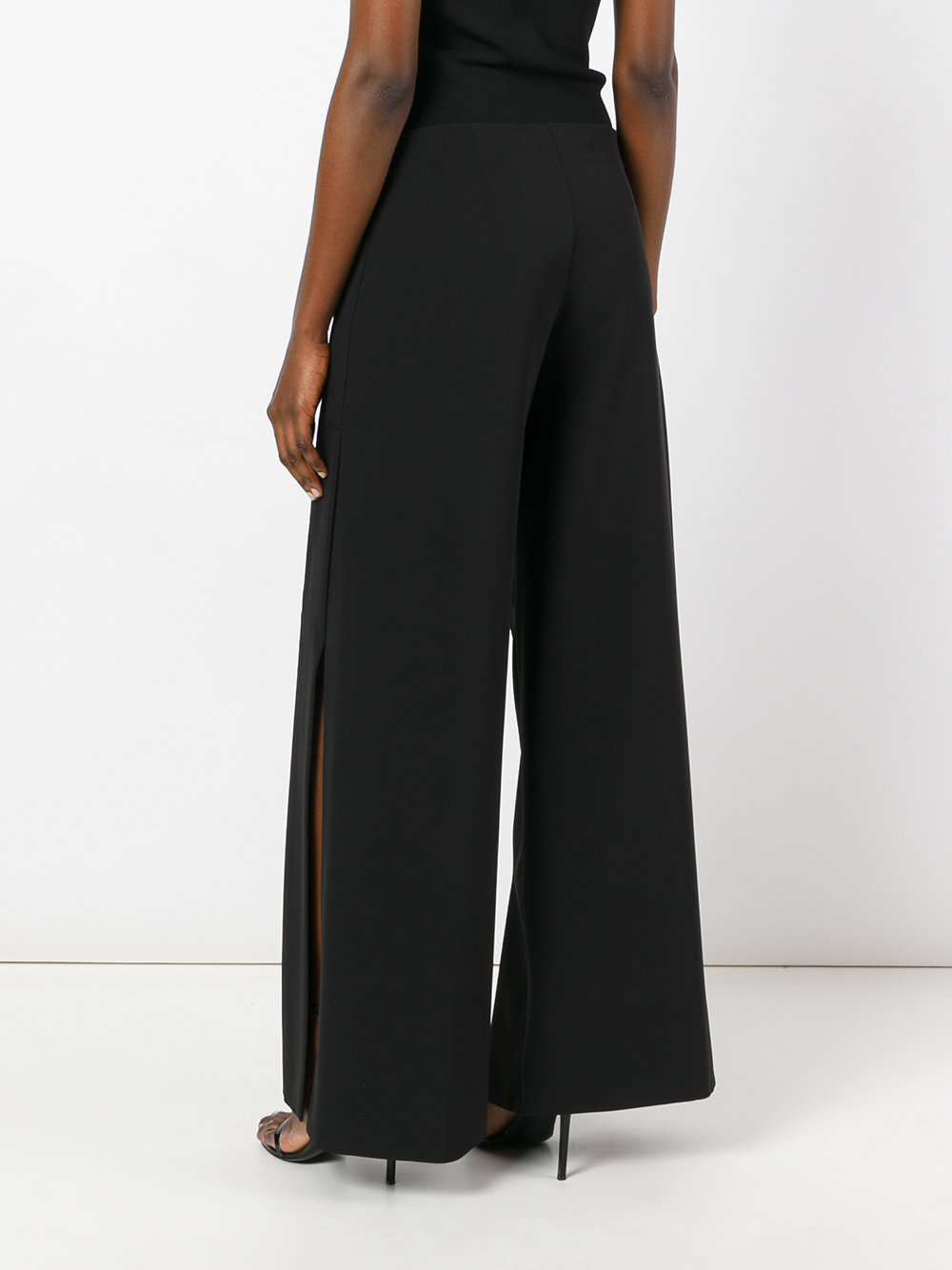 classic wide-leg trousers