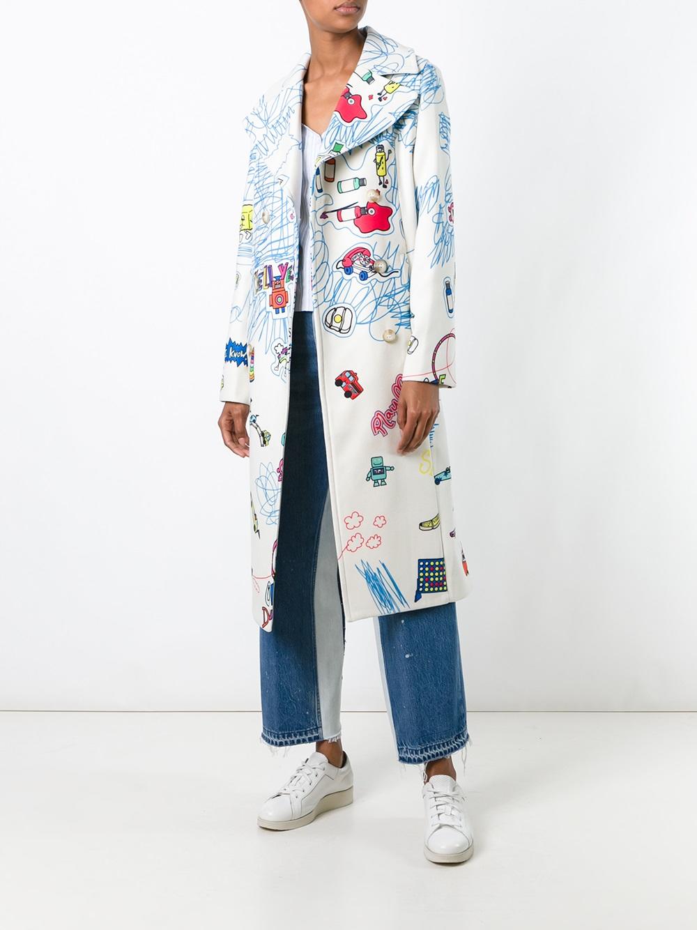 printed coat 