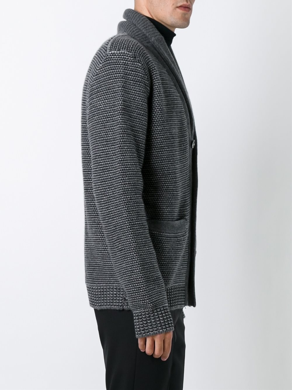 woven relaxed cardigan