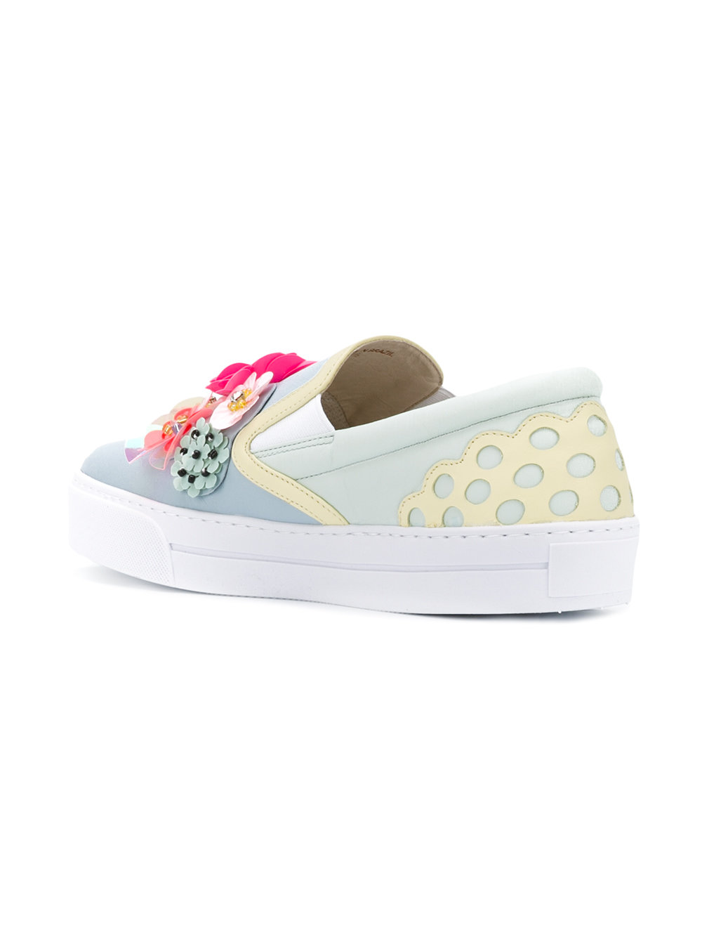 floral slip-on sneakers
