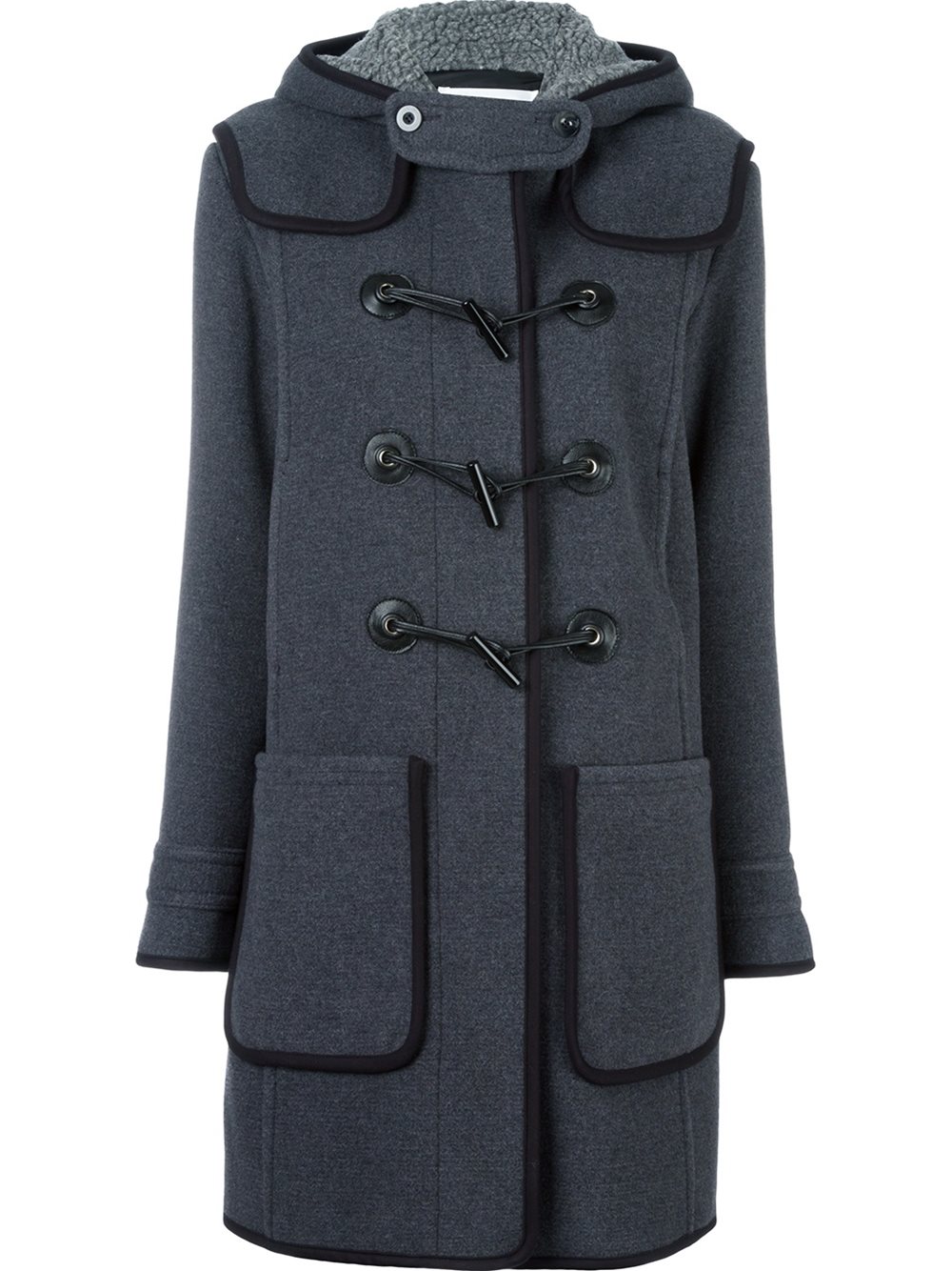 midi duffle coat